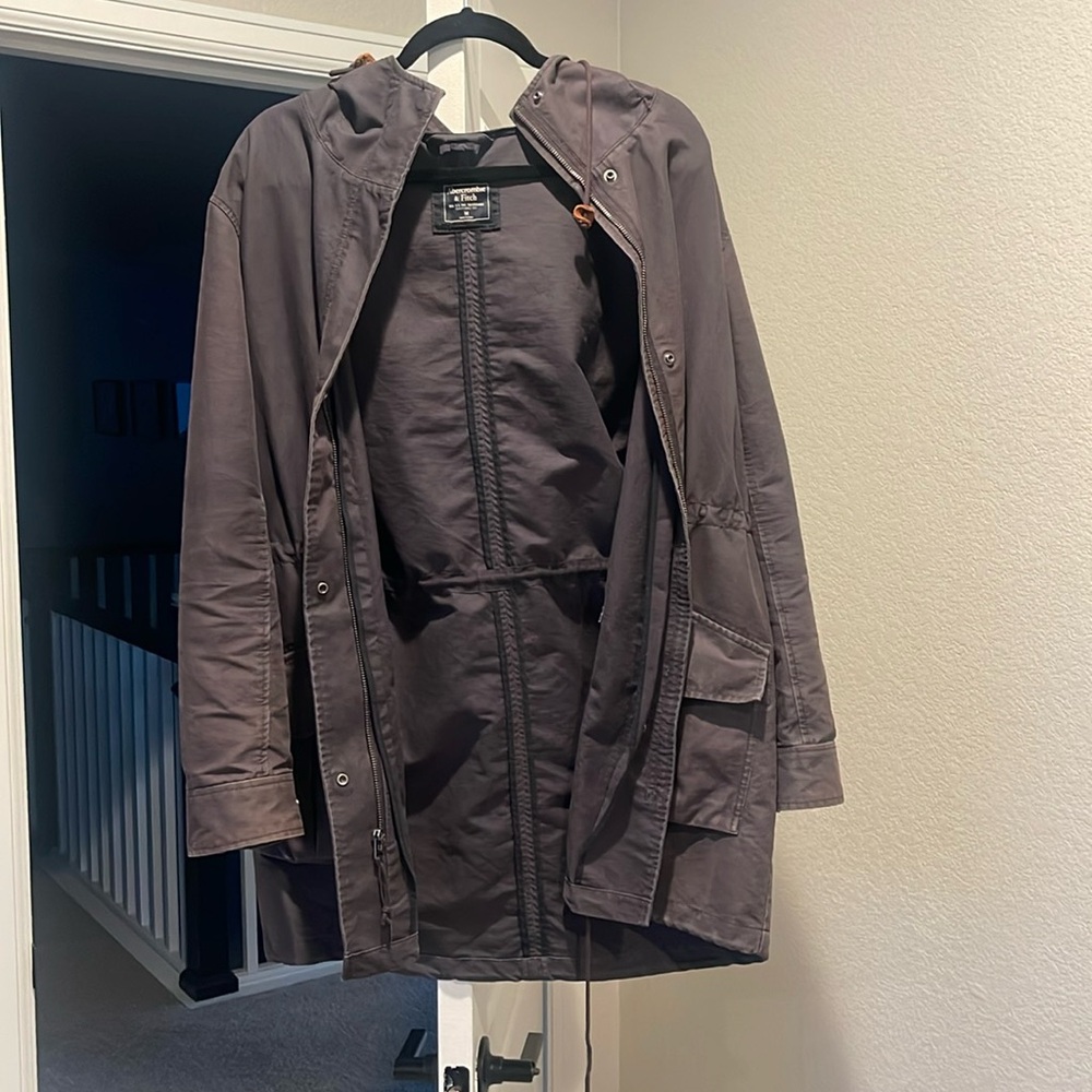 Abercrombie & Fitch Utility Jacket Long Size M